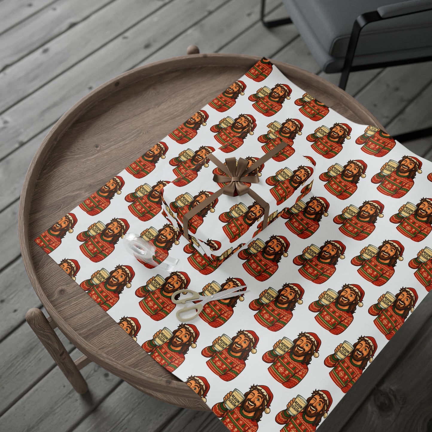 Jesus "Reason For The Season" Christmas Wrapping Paper