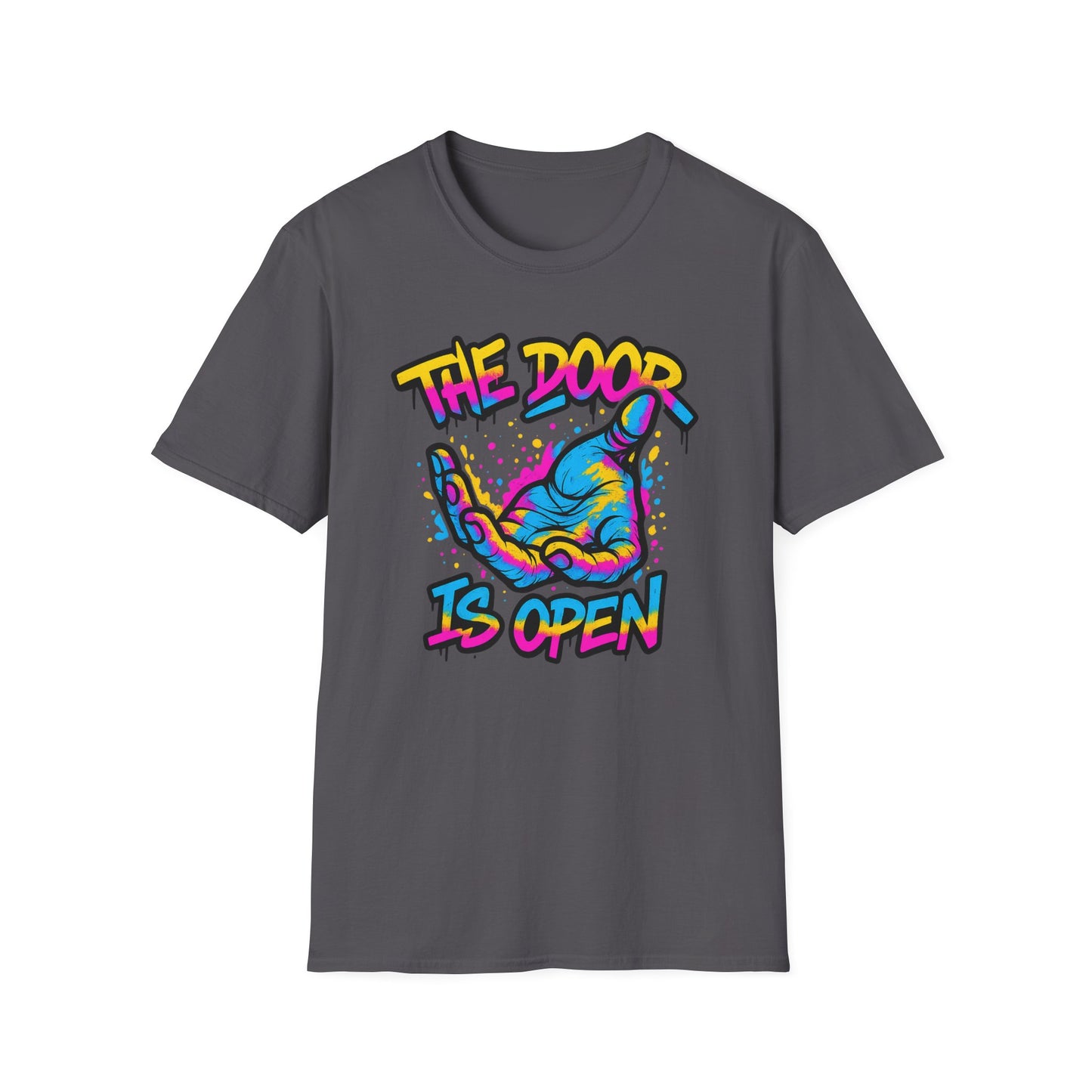 Christian Unisex T-Shirt - Jesus Reaching Design, The door Is Open