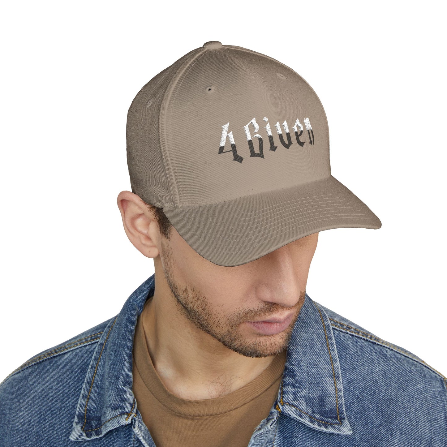 4Given Embroidered Baseball Cap- Flexfit