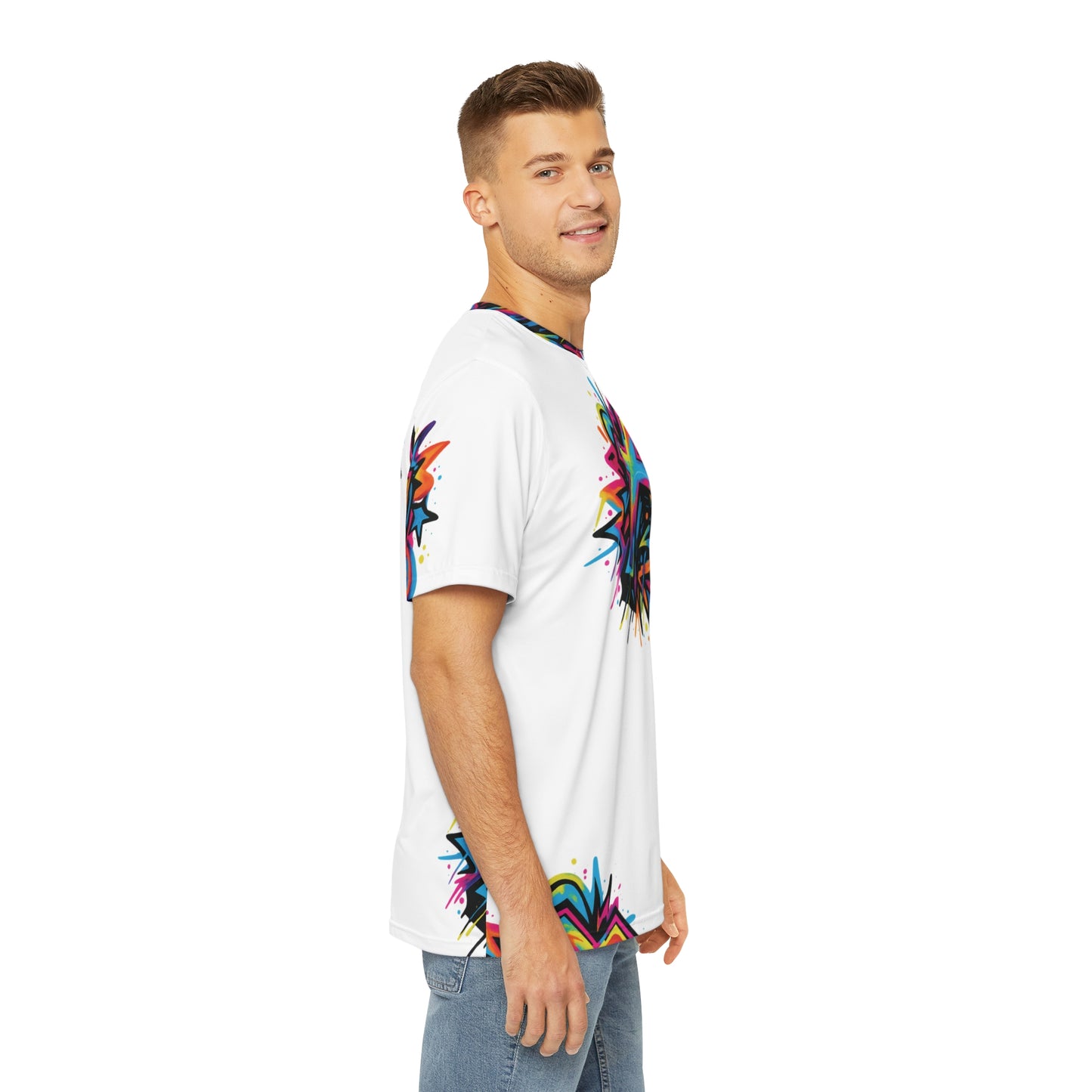 Cross Polyester Tee (AOP)