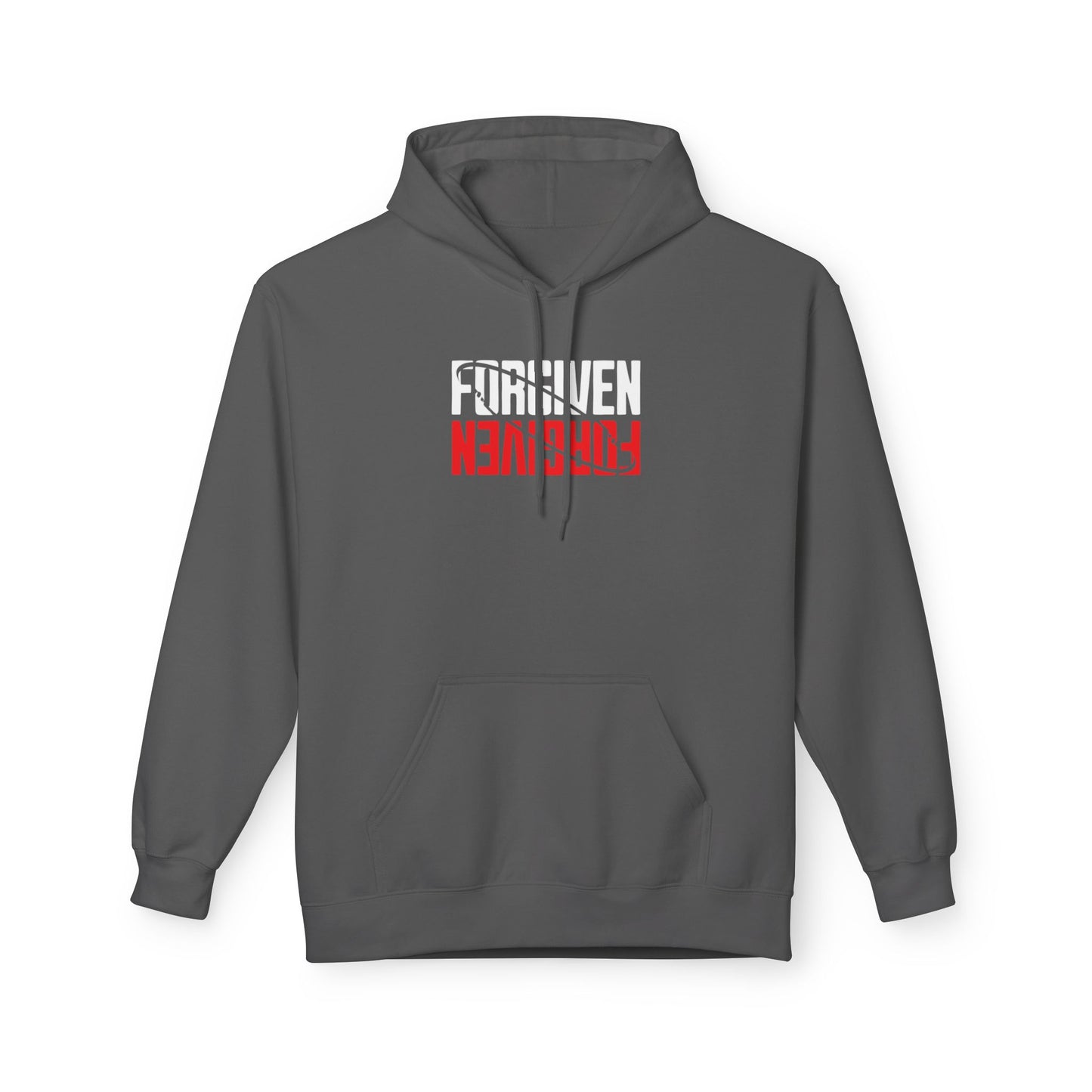 Forgiven Fleece Hoodie: Faith-Inspired, Spiritual Apparel for Warmth, Biblical Inspiration, Religious Gifts, Unisex Hoodie
