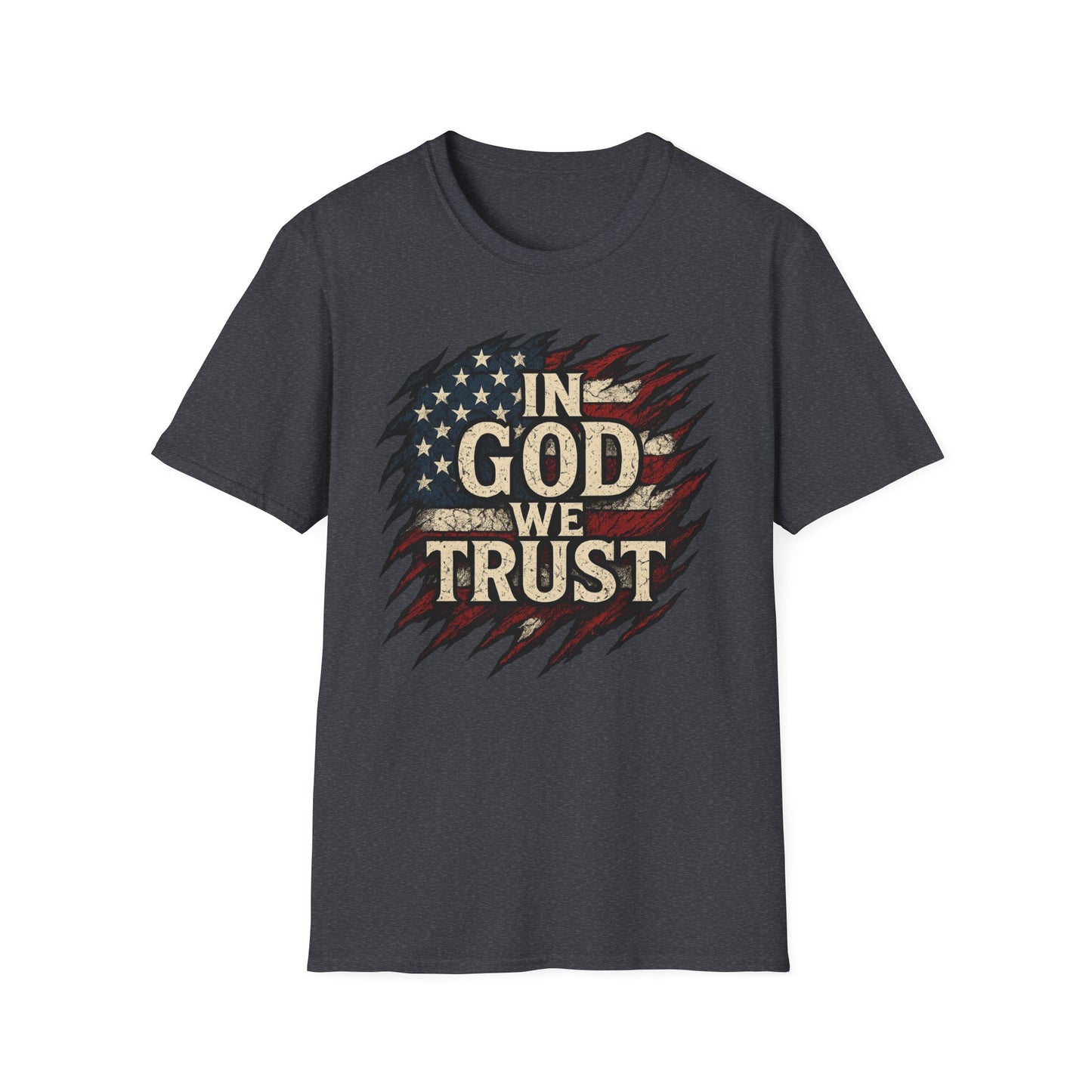Patriotic Faith T-Shirt - Unisex Softstyle Tee with 'In God We Trust', American Flag Shirt, USA Pride Tee, Casual Faith Apparel, Gift [...]