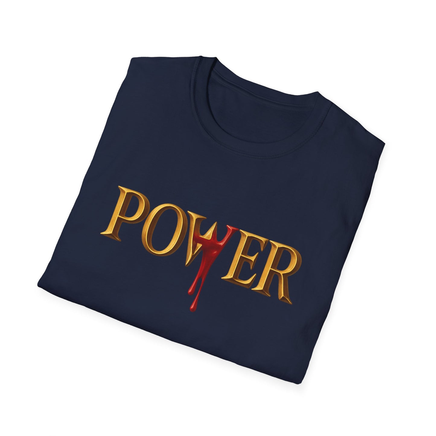 Power Unisex Softstyle T-Shirt - Blood of Jesus Design