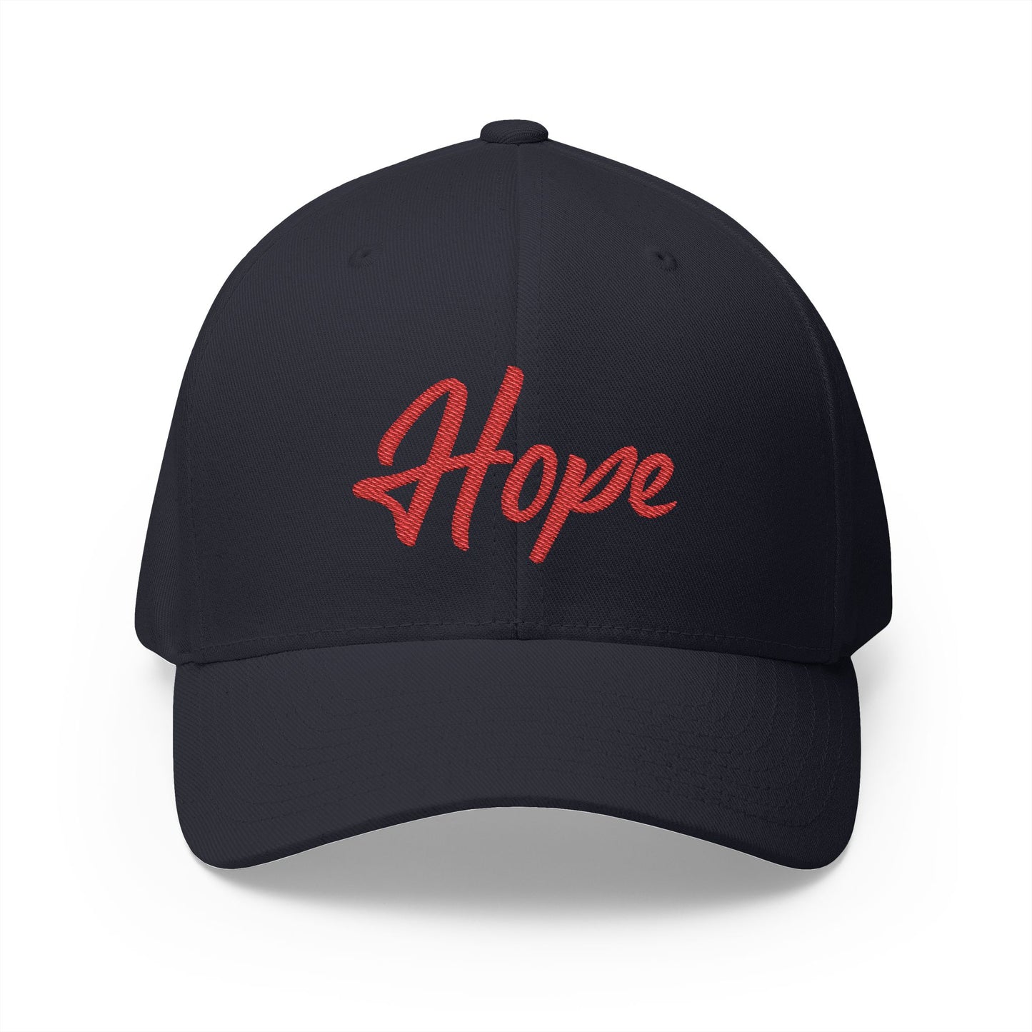 Hope Embroidered Cap — Inspirational White Baseball Hat