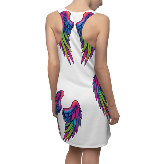 Angel Wings Racerback Dress (AOP)