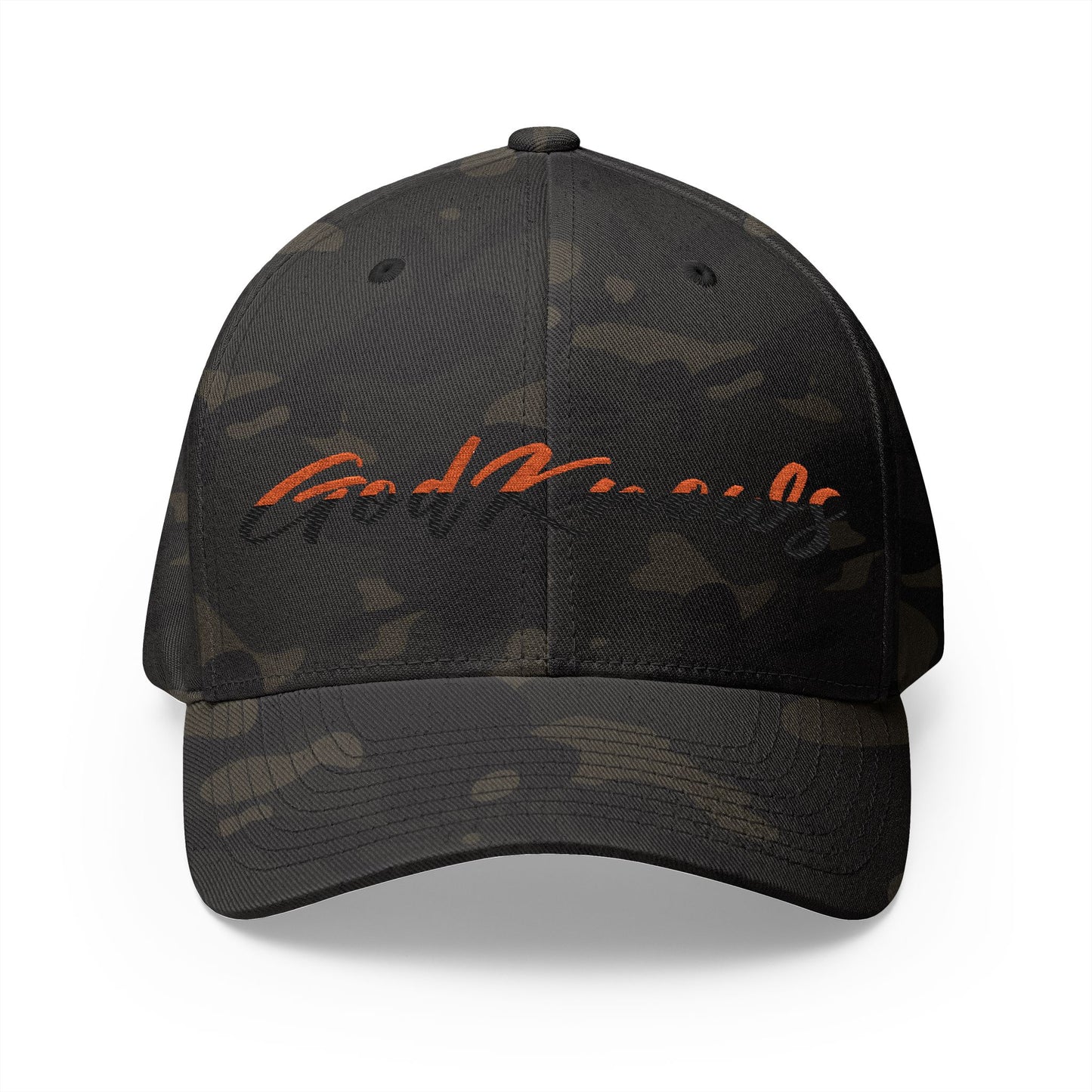 God Knows Embroidered Cap — Flexfit