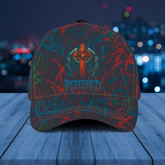 REDEEMED Graffiti Cross Cap